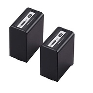 2 Units High Capacity for Panasonic AG-VBR89G AG-VBR59 AG-VBR118G AG-BRD50 AG-B23 & AG-DVX200 AG-AC8