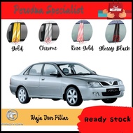 PROTON WAJA Door Window Pillar Trim Cover Side Window Cover 4pcs Glossy Black / Chrome / Gold / Rose