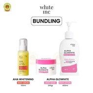 WHITE INC BUNDLING ALPHA GLOWHITE BODY MASK & BODY LOTION - AHA WHITENING BODY SERUM - BODY LOTION
