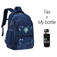 [ Free Bottle ] Cute Bag For Boys and Girls / School Backpack Boys Girls Elementary School Middle Sc