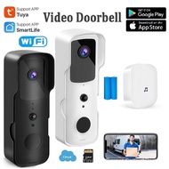 1080P HD Tuya Smart WIFI Doorbell Camera Wireless Waterproof Video Doorbell PIR Night Vision Visual Intercom Door Bell Camera Home Security CPVX