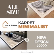 Promo carpet minimalist Morocco style / nordic muji scandinavian style rug