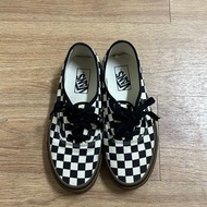 VANS AUTHENTIC CHECKERBOARD 黑色 黑白格 棋盤格 格紋 生膠底 焦糖底