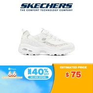 Skechers Women Sport D'Lites 1.0 Shoes - 896085-WHT