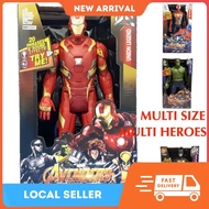 Toys Avengers Toys Captain America Hulk Toys Mainan Iron Man Figure Mainan Robot Spiderman Toy Figure Marvel Toys Groot