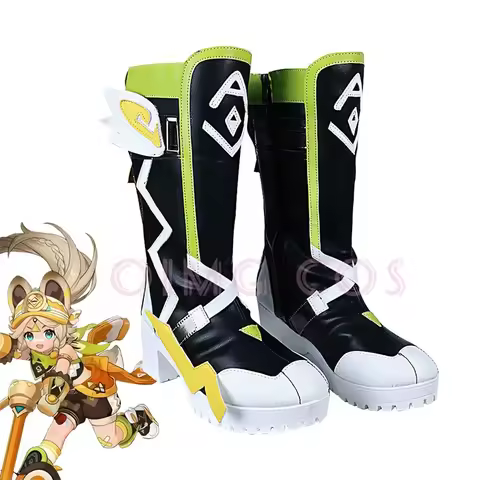Genshin Impact Kachina Cosplay Anime Shoes Chinese Style Halloween for men Game