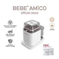 Bebe Amico Official Store Smart 4-in-1 Bottle Washer (Milk Bottle Washing Machine) | Included 2 Pack