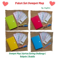 Map Wallet Set Package Savings Folder Wallet/ Saving Challenge Folder Wallet/
