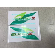 Original EURO2 Screen Printing Stickers Large Leaves For 6-Wheel Vehicles From ISUZU EURO2
