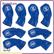 XUEXII 8pcs Golf Club Covers, Lightweight Design Degree Marked Golf Iron Head Covers, Club Protectio