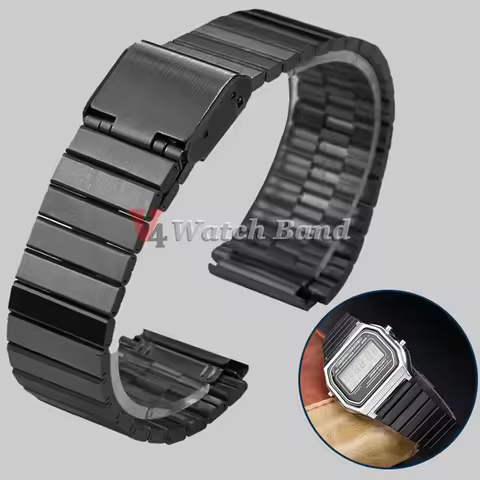 18mm Bracelet for Casio F-91W Watchband SGW400 F91W F84 F105/108/A158W/168 AE1200/1300 Vintage Stain