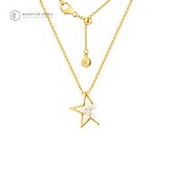 Maison de Jewels - Galaxy Star Necklace สร้อยเงินแท้ สร้อยทอง สร้อยดาว สร้อยมุก สร้อยพลอยโอปอล