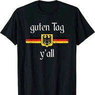 Oktoberfest T-Shirt With German Flag Pattern Eagle Prost Guten Tag Y'all New 1 Cotton Short Sleeve R