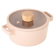 Neoflam Fika Objet Mini Peach Induction Double-Handle Pot (16cm)
