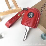 Suitable for Peugeot Django Django 150 Motorcycle Key Cover Cowhide Keychain Protective Case Handmad