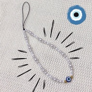 Evil eye phone/ digicam strap charm lanyard