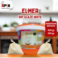 ELMER DIP GLAZE WHITE REPACK 250 GRAM 500 GRAM/ ELMER GLAZE REPACK