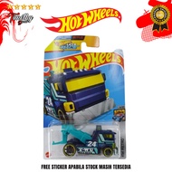 HW Hot Wheels Heavy Hitcher Truck Towing Metro Navy Rally Number 24HW