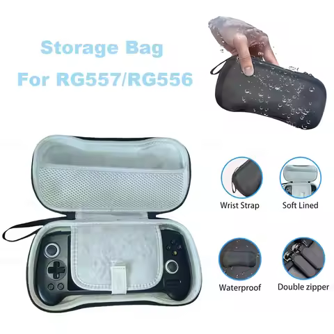 Storage Bag Case For Anbernic RG557/RG556 Handheld Game Console Large Carrying Portable Shockproof B