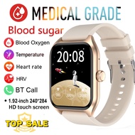 XIAOMI 2023 NEW QX5 Blood Glucose Smartwatch Bluetooth Call Temperature Blood Oxygen Sleep Monitoring  Sports Calculator Smart Watch