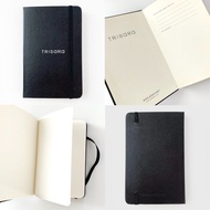 🇮🇹 MOLESKINE Italy x TRISARA Classic COLLECTION Hard Cover A6 Pocket Size Plain / Blank Leather Notebook in Black 特別版意大利經典黑色硬皮精裝袖珍空白頁筆記本記事簿 Art &amp; Design Drawing Sketches Christmas Present Exchange Idea 聖誕交換禮物