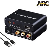 97U HDMI ARC Audio Extractor DAC ARC L/R Coaxial SPDIF Jack Extractor Return Channel Converter U9L