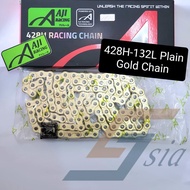 AJI Racing Plain/O-Ring Gold Chain (415H/428H)