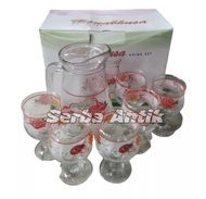 FREE ONGKIR TEKO SET HANABHUSA DI TAMBAH FREE SENDOK NASI ANTI LEKET / TEKO SET MODEL TERBARU TERCAN