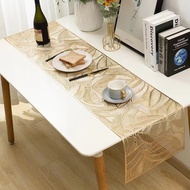 High-Quality Leaf PVC Table Runner Table Runner Table Cover Table Cloth Waterproof 6 seaters