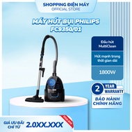 Máy Hút Bụi Philips FC9350/01 Hộc PowerCyclone 5 làm sạch kỹ lưỡng hút sát mặt sàn
