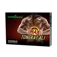 SALE! Vitroman Tongkat Ali MAX 20 capsules (Use Before Sep 2025) Formulate with standardize Eurycoma