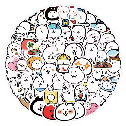 525pcs/lot Nagano Self-mocking Joke Bear Stickers Graffiti Stickers DIY Diary Phone Case Handmade Sc