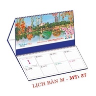 XO Desk calendar with 13 spring sheets - Bloc 52 weeks - VIETNAM THINH VUONG (MT37 - M)