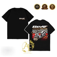 T-shirt Tops Short Sleeve Black Motorcycle Honda Beat Deluxe Accessories The Latest Original Fashion Today