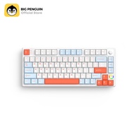 Hello Ganss HS75T Hotswap RGB Bluetooth Keyboard Thai Hotswap คีย์บอร์ดไร้สายภาษาไทยขนาด Mechanical 