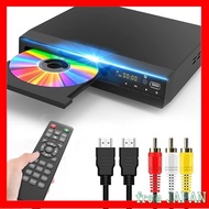 [From Japan]DVD player 1080P support DVD/CD playback-only model with HDMI port, supports CPRM, plays recorded programs and digital terrestrial broadcasts, USB and AV/HDMI cables included, connects to TV, remote control and Japanese manual included