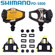 【In stock】[Ship in 24H] Shimano 105 SPD-SL PD-R5800 Bike Pedals Professional Racing Cycling Pedals Self Locking SPD-SL System Road Bike Platform Cleat Pedal With SH11 Shimano Cleat