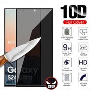 1-2Pcs 999D Anti Spy Privacy Black Edge Tempered Glass Film For Samsung Galaxy S24 Plus FE Ultra Pho