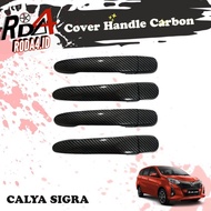 Sigra Car Door HANDLE Package COVER OUTER HANDLE CARBON TRD