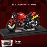 （จัดส่งจากกรุงเทพ）Ducati Monster 795รุ่นของสะสมโมเดลรถมอเตอร์ไซค์1：18