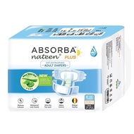 Absorba Nateen Plus Adult Diapers M Size (10's)