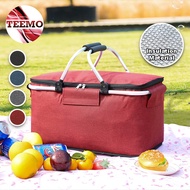Teemo Outdoor Picnic Bag Food Storage Basket Insulation Bag Ice Basket Foldable Picnic Carrier