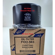Oil Filter - Proton Waja 1.8 8200033408 Renault Waja Penapis Minyak Filton