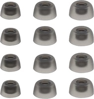 EMSea 6 Pairs of Silicone Ear Plugs Tips Replacement In-Ear Sleeves Compatible with Jabra Elite 75t