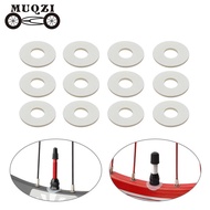 MUQZI 12PCS Bike Schrader Presta Valve Sticker MTB Road Bicycle Rim Tube Tire Valve Pad Tire Tubeless Valve Protection Gasket