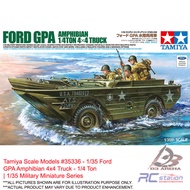 Tamiya Scale Models #35336 - 1/35 Ford GPA Amphibian 4x4 Truck - 1/4 Ton | 1/35 Military Miniature S