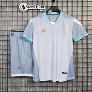 Đồ Đá Bóng Không Logo Pan Xám Trắng - Áo Thể Thao Beyono Mới