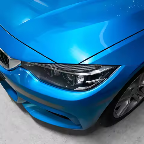 ABS Carbon Look Glossy Headlight Eyebrows Eyelid For BMW 4 Series F32 F33 F36 M4 420d 420i 425d 430i