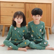 Kids Girls Terno 100% Cotton Cartoon Sleepwear Set Pajamas Full Sleeve Night Suit Pyjamas 100% Cotto