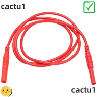 CACTU 1/2pcs Meter Test Lead Extension, Silicone CATII 1000V /32A Max Male-to-Female Banana Plug, Re